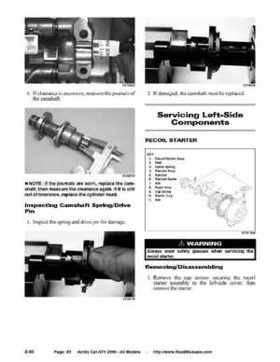 2006 Arctic Cat ATVs factory service and repair manual, Page 83