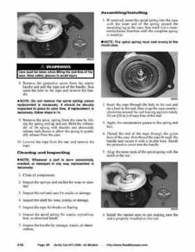 2006 Arctic Cat ATVs factory service and repair manual, Page 85