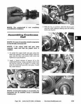 2006 Arctic Cat ATVs factory service and repair manual, Page 102
