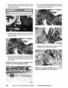 2006 Arctic Cat ATVs factory service and repair manual, Page 103