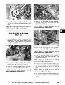 2006 Arctic Cat ATVs factory service and repair manual, Page 104