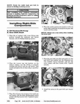 2006 Arctic Cat ATVs factory service and repair manual, Page 105