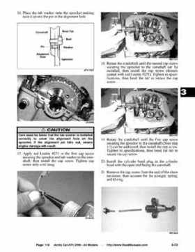 2006 Arctic Cat ATVs factory service and repair manual, Page 116