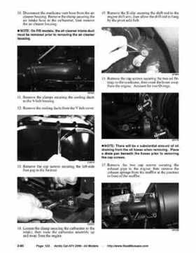 2006 Arctic Cat ATVs factory service and repair manual, Page 123