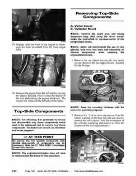 2006 Arctic Cat ATVs factory service and repair manual, Page 125