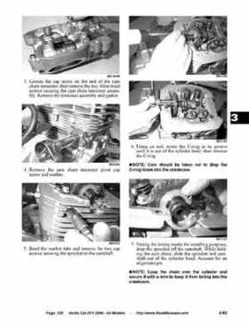 2006 Arctic Cat ATVs factory service and repair manual, Page 126