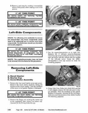 2006 Arctic Cat ATVs factory service and repair manual, Page 129