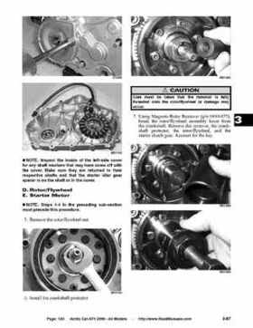 2006 Arctic Cat ATVs factory service and repair manual, Page 130