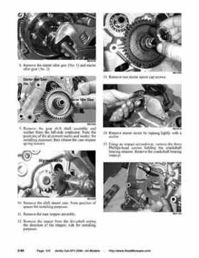 2006 Arctic Cat ATVs factory service and repair manual, Page 131