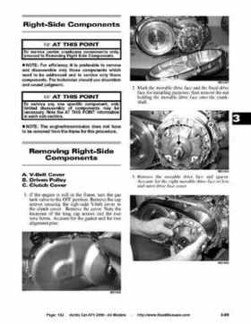 2006 Arctic Cat ATVs factory service and repair manual, Page 132