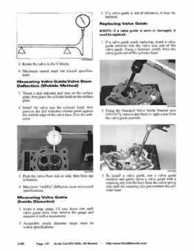 2006 Arctic Cat ATVs factory service and repair manual, Page 141