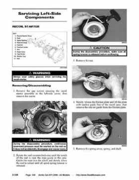 2006 Arctic Cat ATVs factory service and repair manual, Page 149