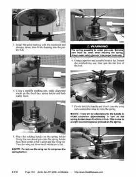 2006 Arctic Cat ATVs factory service and repair manual, Page 153