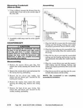2006 Arctic Cat ATVs factory service and repair manual, Page 159