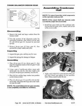 2006 Arctic Cat ATVs factory service and repair manual, Page 160