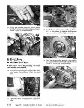 2006 Arctic Cat ATVs factory service and repair manual, Page 165