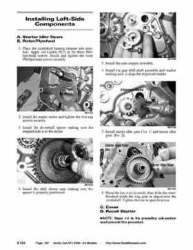 2006 Arctic Cat ATVs factory service and repair manual, Page 167