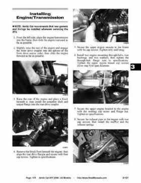 2006 Arctic Cat ATVs factory service and repair manual, Page 174