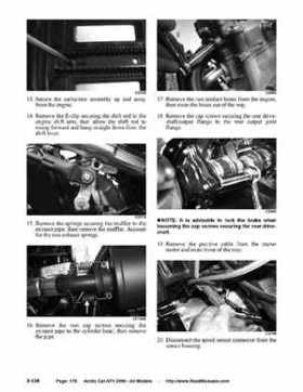 2006 Arctic Cat ATVs factory service and repair manual, Page 179