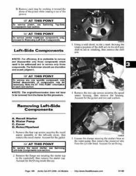 2006 Arctic Cat ATVs factory service and repair manual, Page 186
