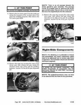 2006 Arctic Cat ATVs factory service and repair manual, Page 188