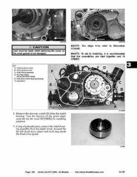 2006 Arctic Cat ATVs factory service and repair manual, Page 190