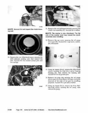 2006 Arctic Cat ATVs factory service and repair manual, Page 191