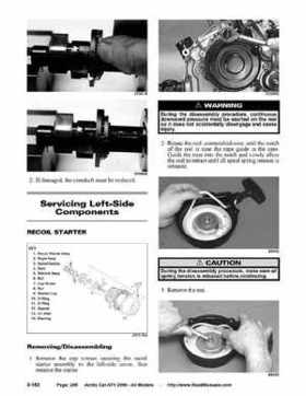 2006 Arctic Cat ATVs factory service and repair manual, Page 205