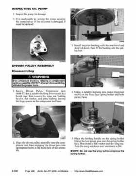 2006 Arctic Cat ATVs factory service and repair manual, Page 209