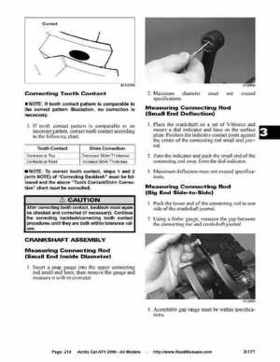 2006 Arctic Cat ATVs factory service and repair manual, Page 214