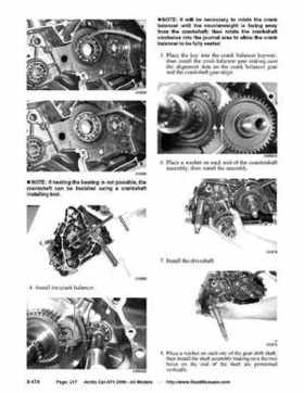 2006 Arctic Cat ATVs factory service and repair manual, Page 217