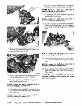 2006 Arctic Cat ATVs factory service and repair manual, Page 219