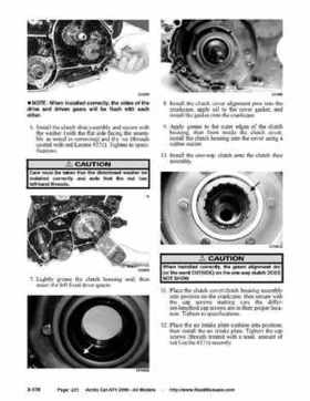 2006 Arctic Cat ATVs factory service and repair manual, Page 221