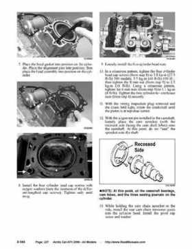 2006 Arctic Cat ATVs factory service and repair manual, Page 227