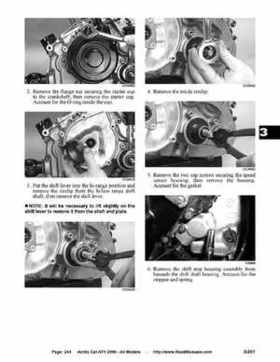 2006 Arctic Cat ATVs factory service and repair manual, Page 244