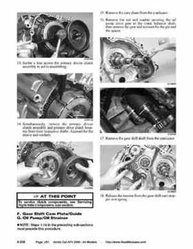 2006 Arctic Cat ATVs factory service and repair manual, Page 251