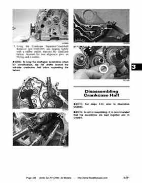 2006 Arctic Cat ATVs factory service and repair manual, Page 254