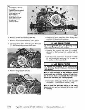 2006 Arctic Cat ATVs factory service and repair manual, Page 255