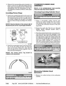 2006 Arctic Cat ATVs factory service and repair manual, Page 263