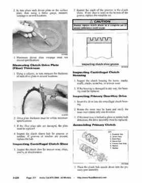 2006 Arctic Cat ATVs factory service and repair manual, Page 271