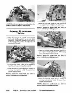 2006 Arctic Cat ATVs factory service and repair manual, Page 287
