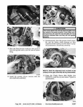 2006 Arctic Cat ATVs factory service and repair manual, Page 290