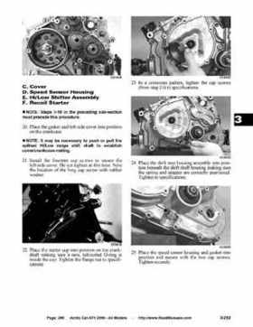 2006 Arctic Cat ATVs factory service and repair manual, Page 296