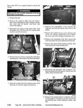2006 Arctic Cat ATVs factory service and repair manual, Page 309