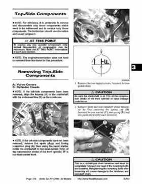 2006 Arctic Cat ATVs factory service and repair manual, Page 316