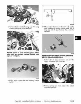 2006 Arctic Cat ATVs factory service and repair manual, Page 322