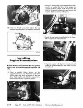2006 Arctic Cat ATVs factory service and repair manual, Page 361