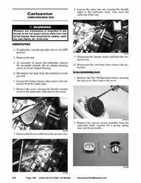 2006 Arctic Cat ATVs factory service and repair manual, Page 368