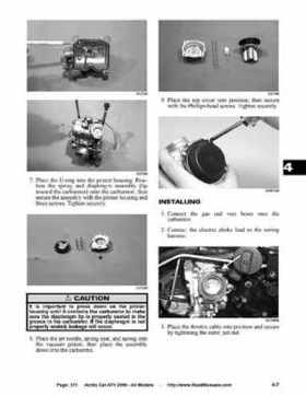 2006 Arctic Cat ATVs factory service and repair manual, Page 371