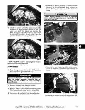2006 Arctic Cat ATVs factory service and repair manual, Page 373